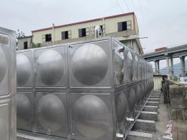 安溪项目100吨不锈钢水箱安装完成！